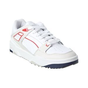 Puma Golf Slipstream Canvas & Leather Sneaker, White